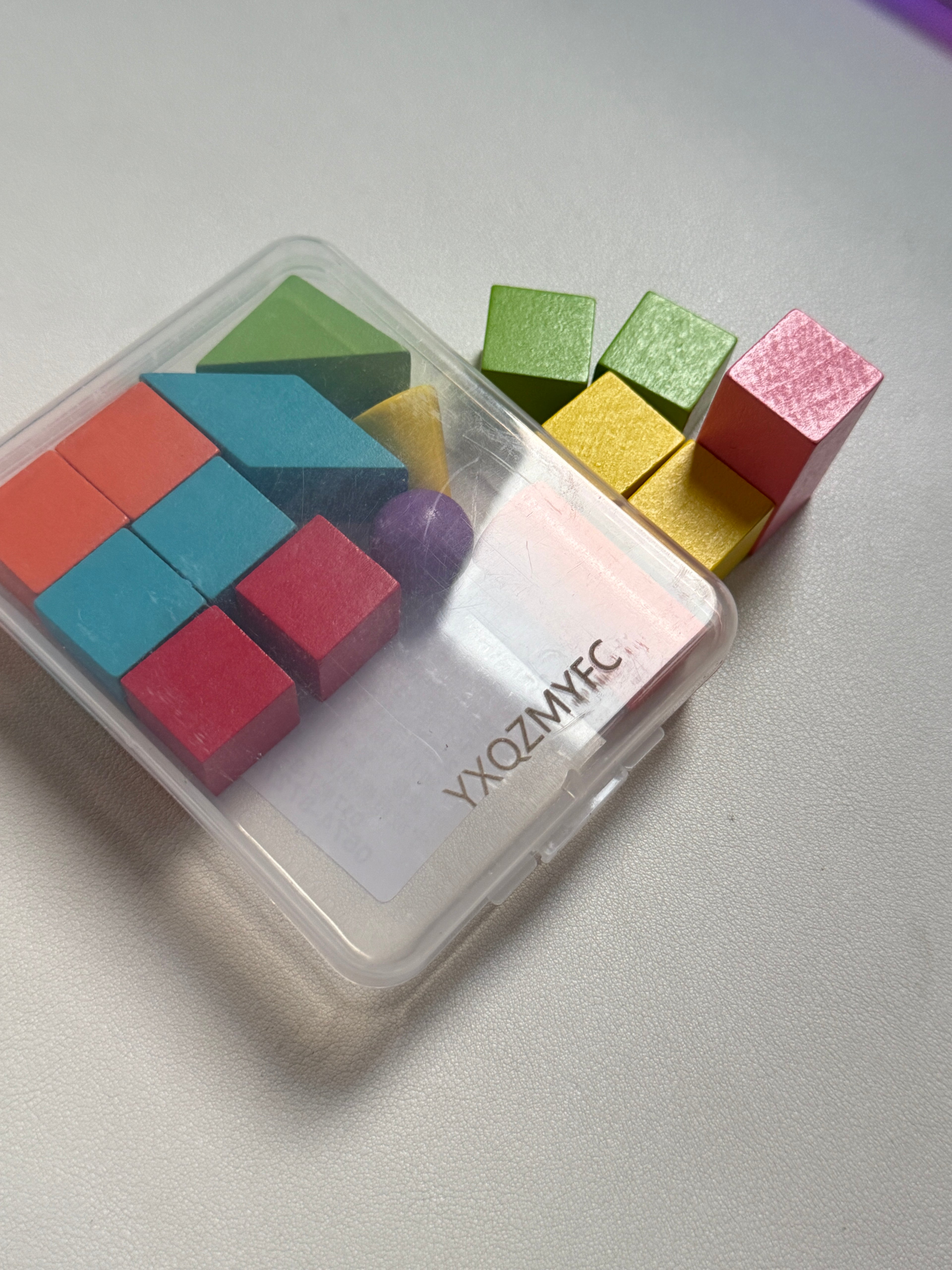 YXQZMYFC Toy building blocks，Large 3D Shapes for Teaching Math Manipulatives Geometric Solids Blocks Montessori Learning Blocks Solid for Preschool Elementary Home School Supplies