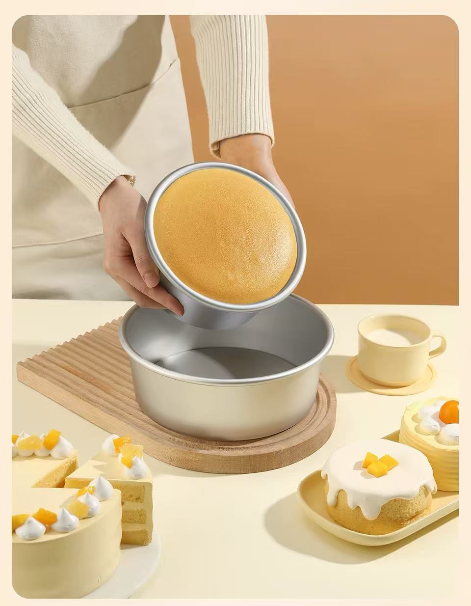 Cwyshinr  Cake molds  baking pan  4/6/8 inches