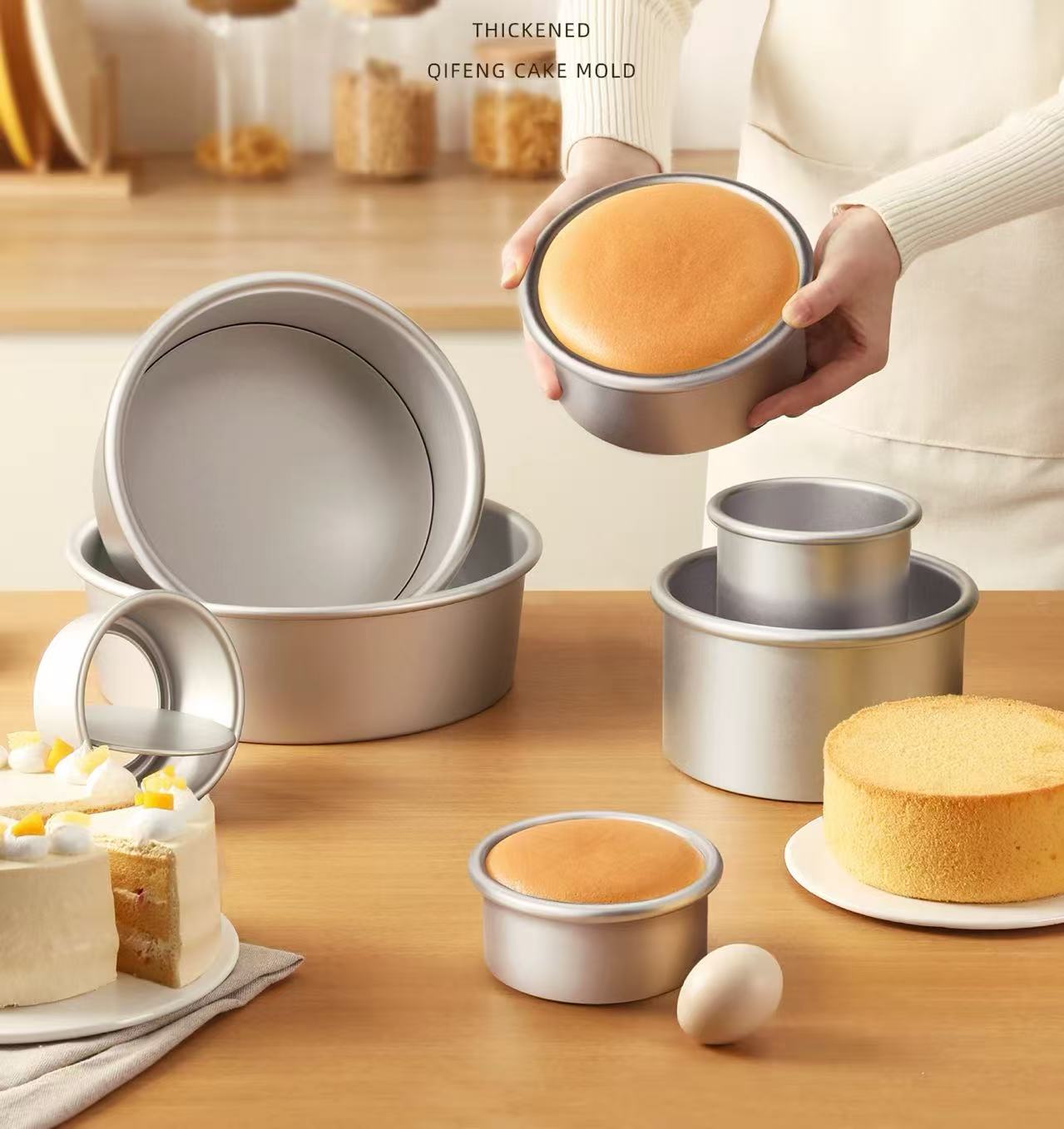 Cwyshinr  Cake molds  baking pan  4/6/8 inches