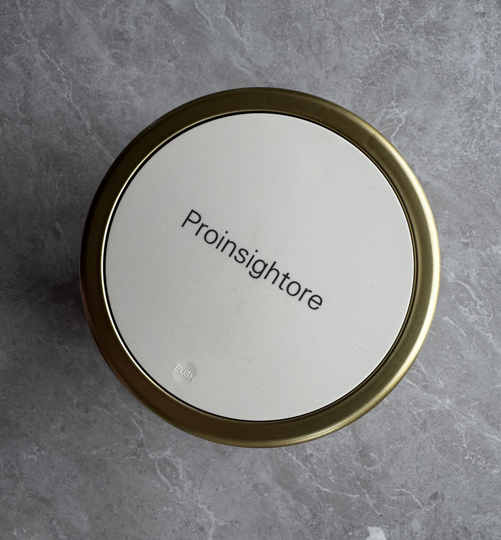 Proinsightore  Trash containers for household use（12L）28cm*23.5cm  cream white