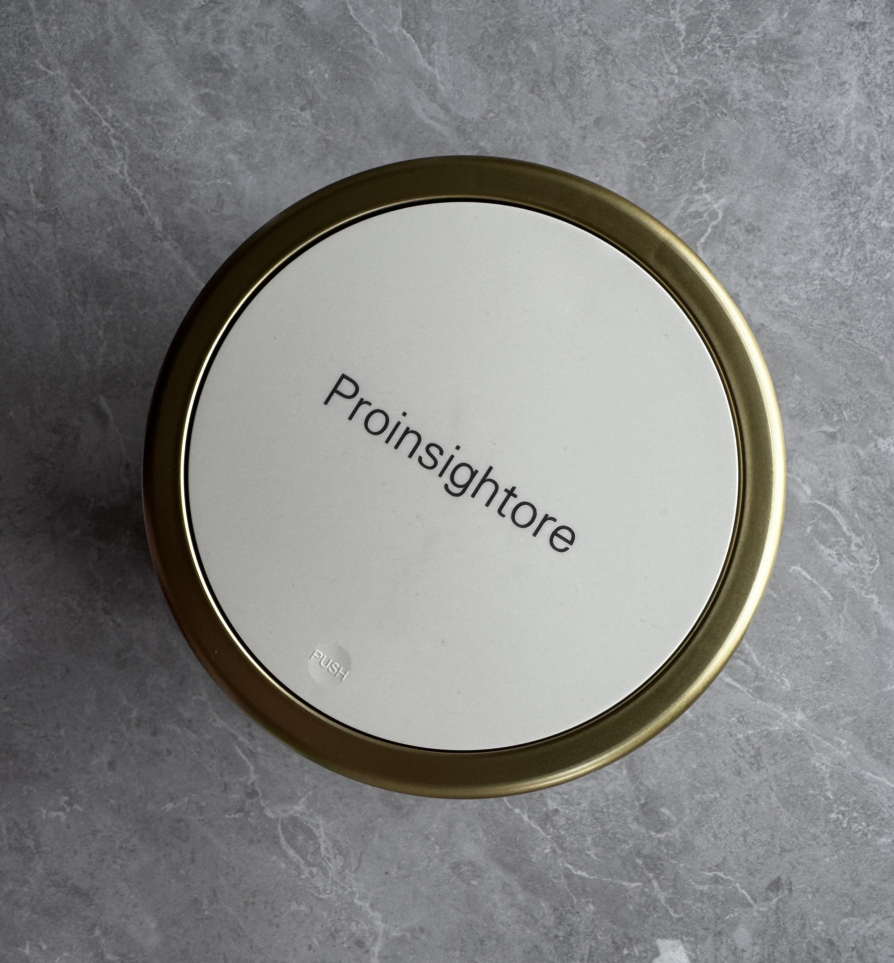 Proinsightore  Trash containers for household use（12L）28cm*23.5cm  cream white