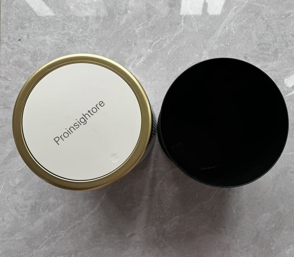 Proinsightore  Trash containers for household use（12L）28cm*23.5cm  cream white