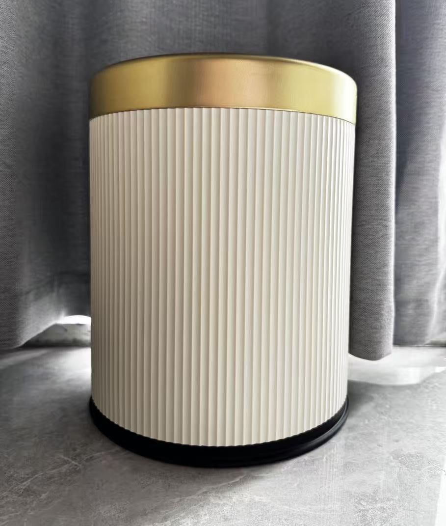 Proinsightore  Trash containers for household use（12L）28cm*23.5cm  cream white