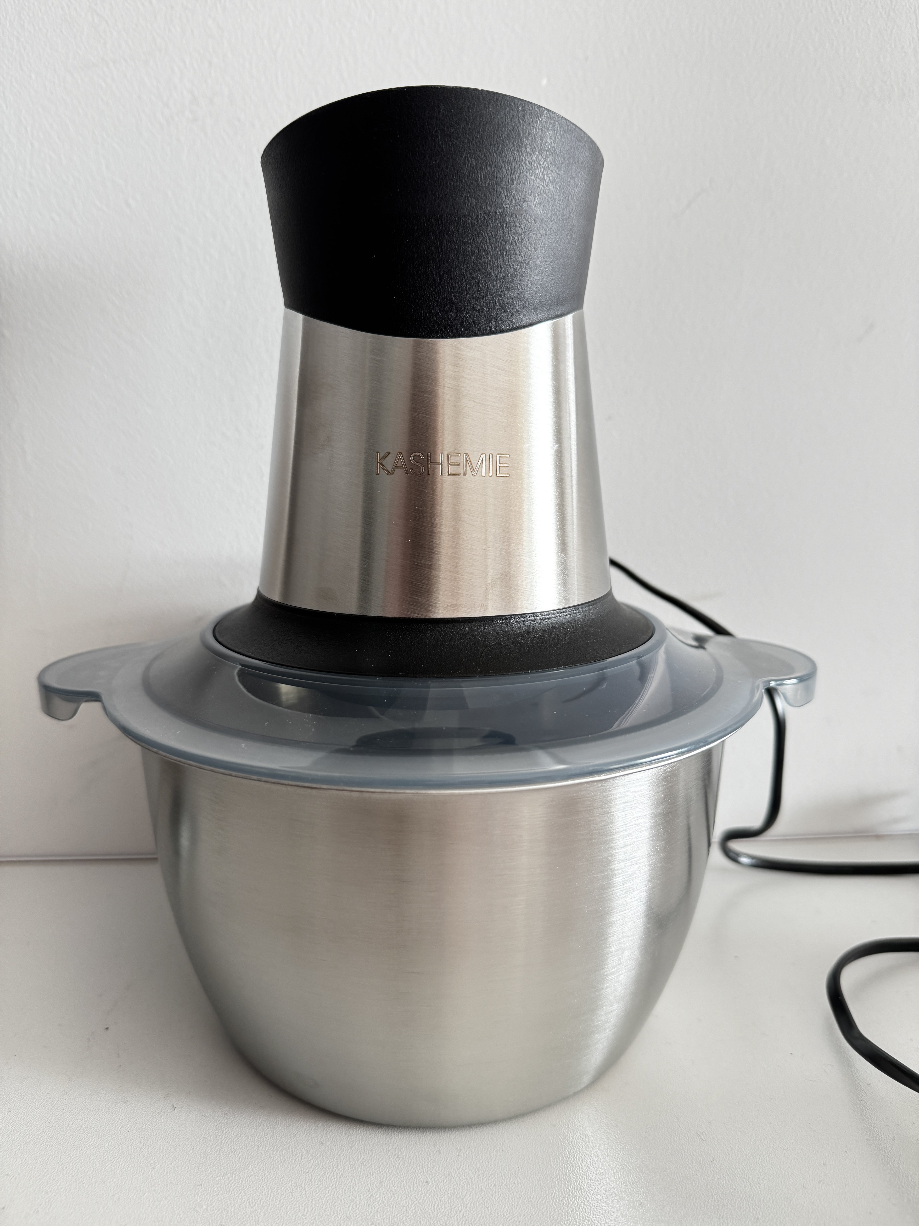KASHEMIE Electric kitchen mixers  Power-operated meat grinders Electric kitchen mixers  Household electric small multifunctional fully automatic mixer  Crush the meat into pieces&Crush vegetables&Garlic puree machine blender&meat grinder