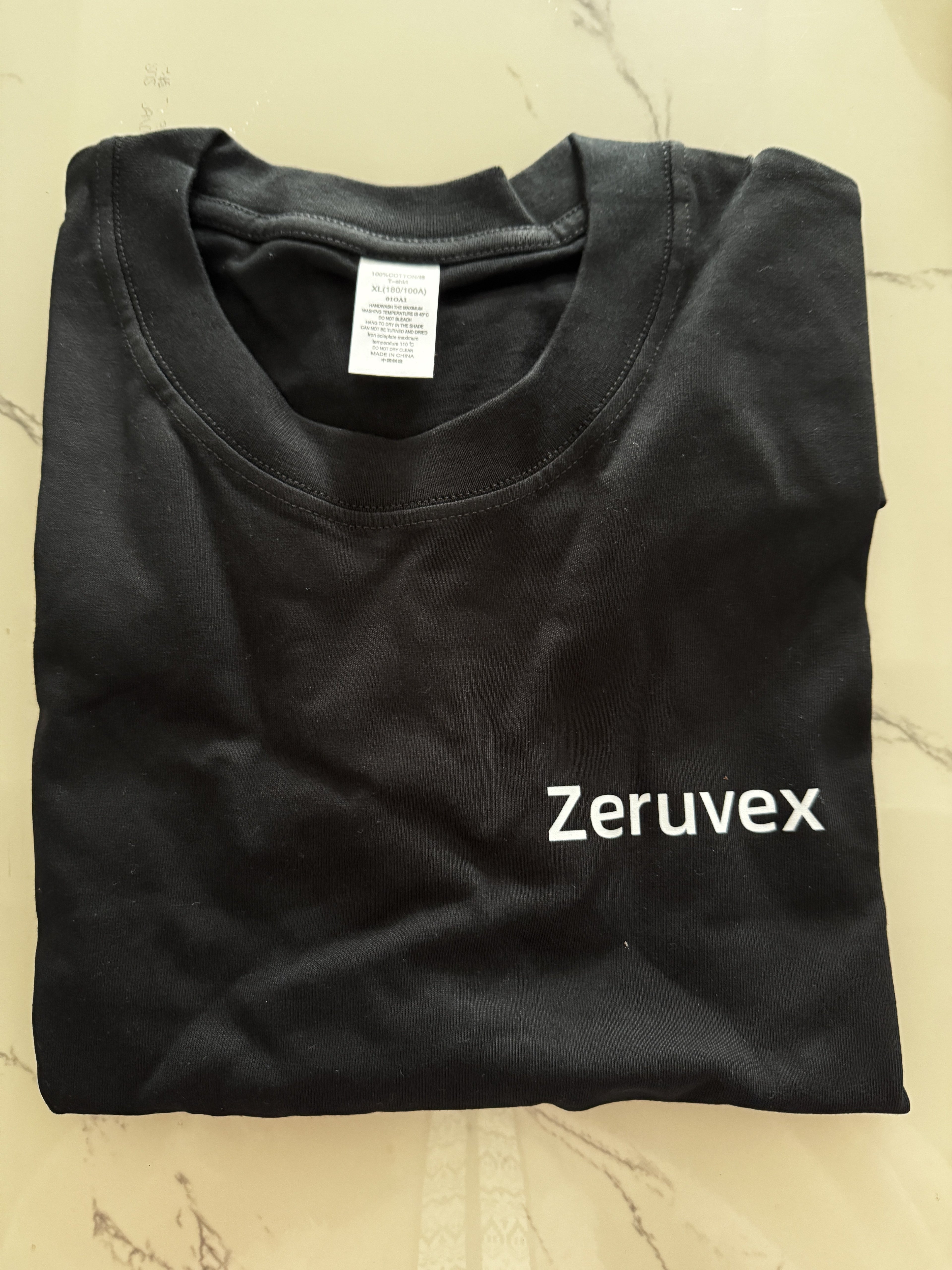 Zeruvex  T-shirts  Men's Size Tall Short-Sleeve Beefy T-Shirt(BLACK-XL)