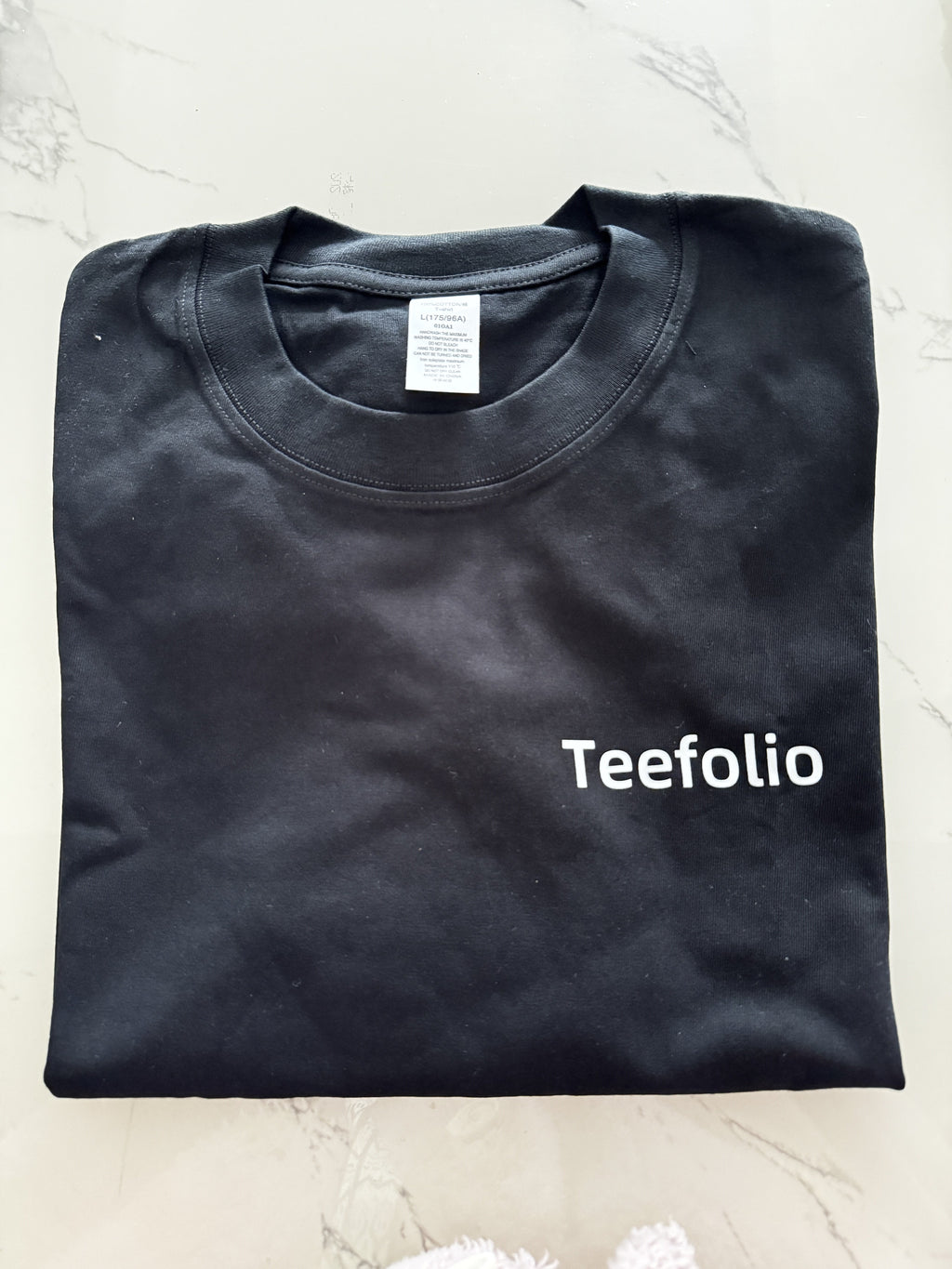 Teefolio  T-shirts  Men's Size Tall Short-Sleeve Beefy T-Shirt(BLACK-XL)