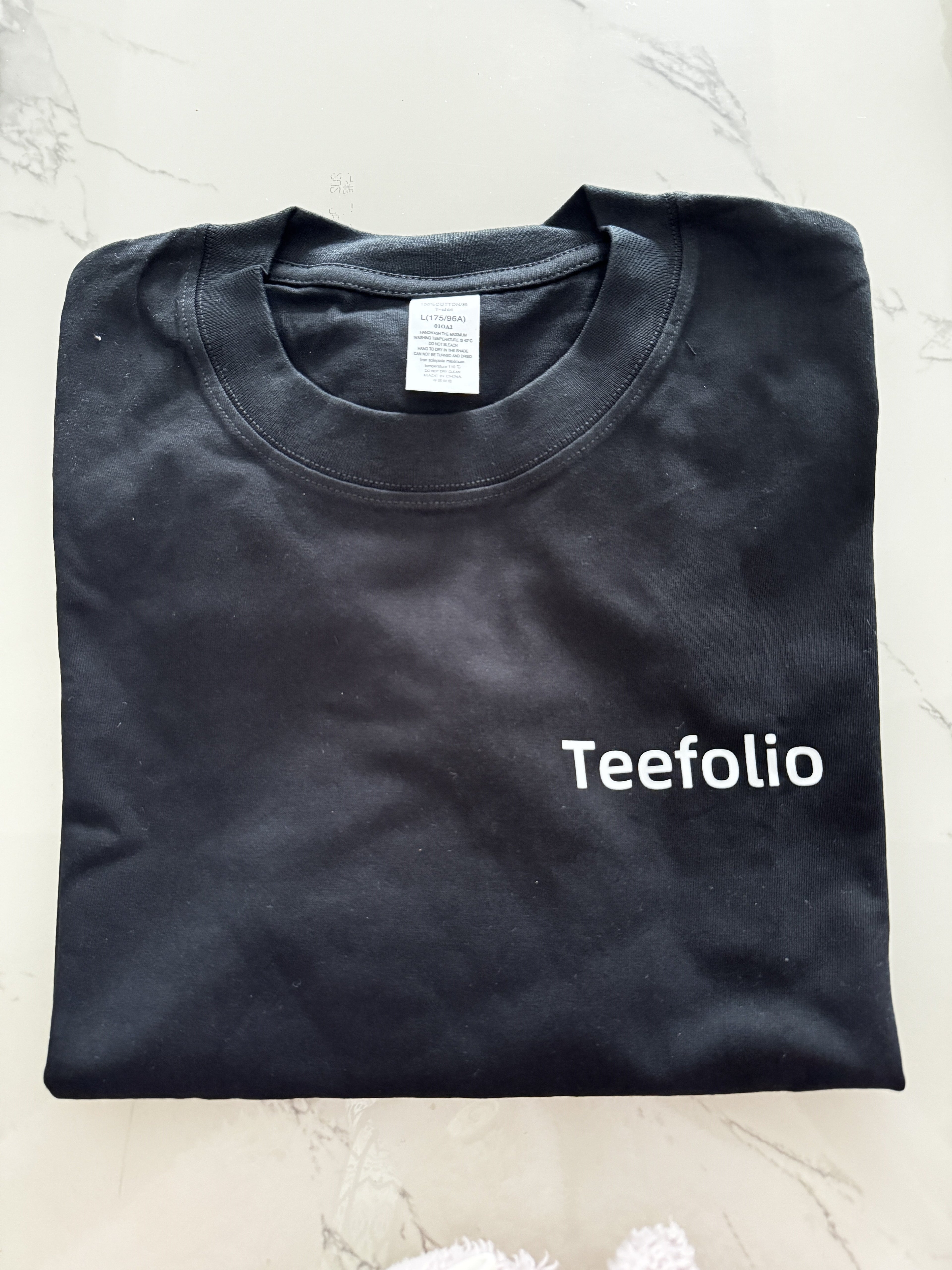 Teefolio  T-shirts  Men's Size Tall Short-Sleeve Beefy T-Shirt(BLACK-XL)