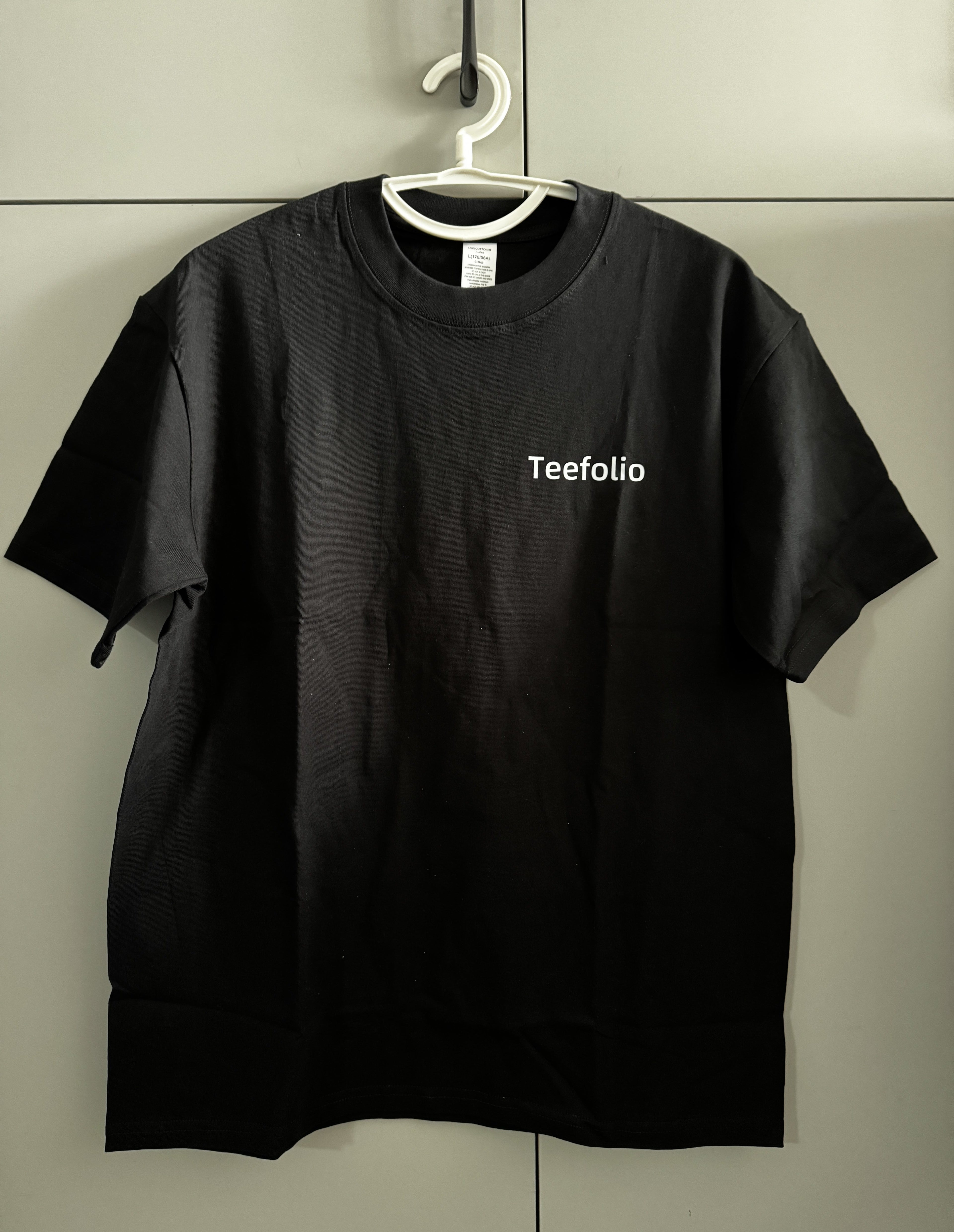 Teefolio  T-shirts  Men's Size Tall Short-Sleeve Beefy T-Shirt(BLACK-XL)