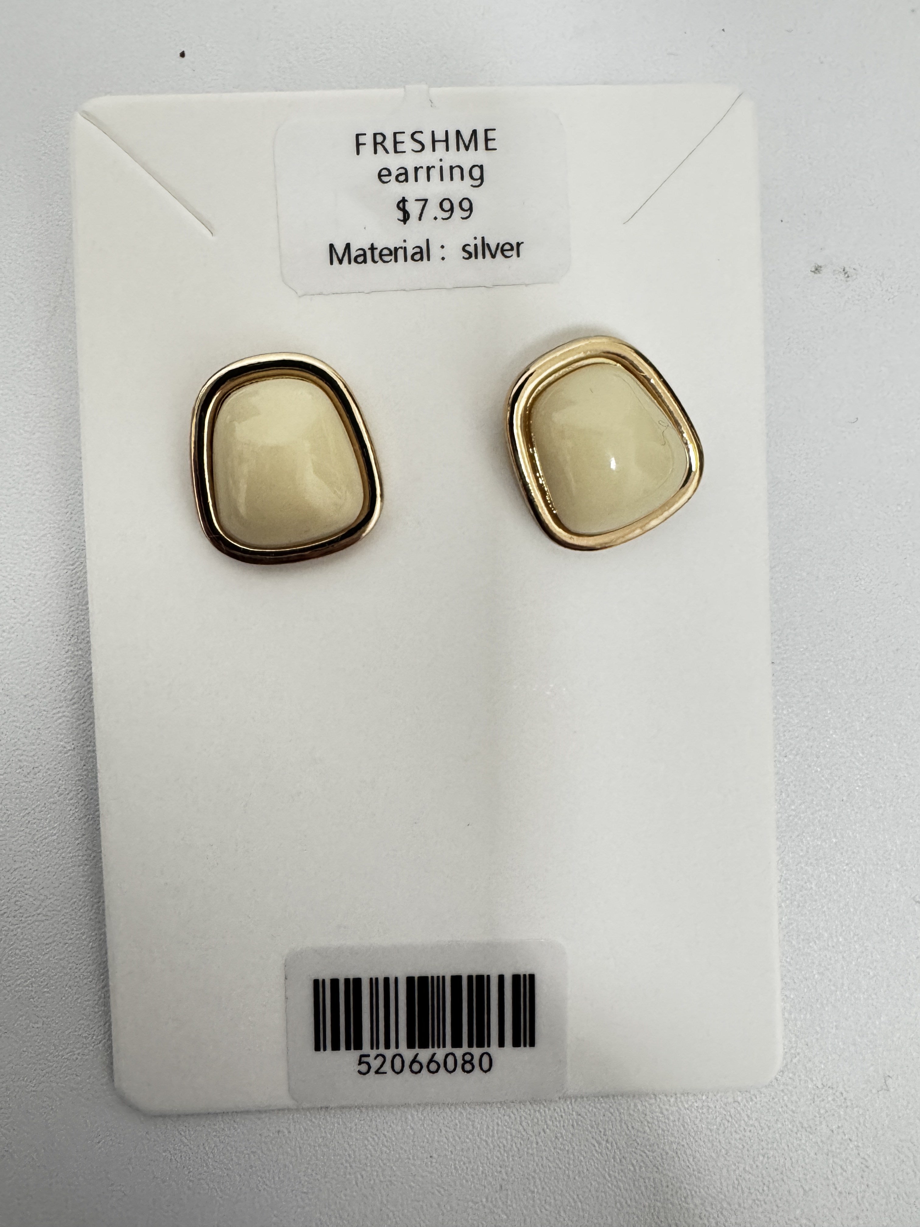 FRESHME Jewelry  Creamed Sugar Earrings