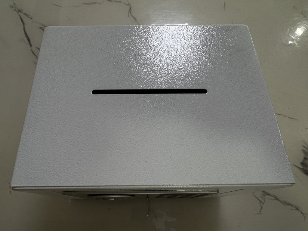 Iabtyresh  Safes  home safe Password with lock  piggy bank (white)