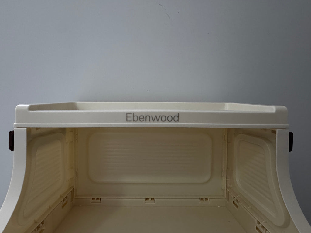 Ebenwood cabinet 40cm wide&ivory white  Four layer storage cabinet Foldable storage cabinet
