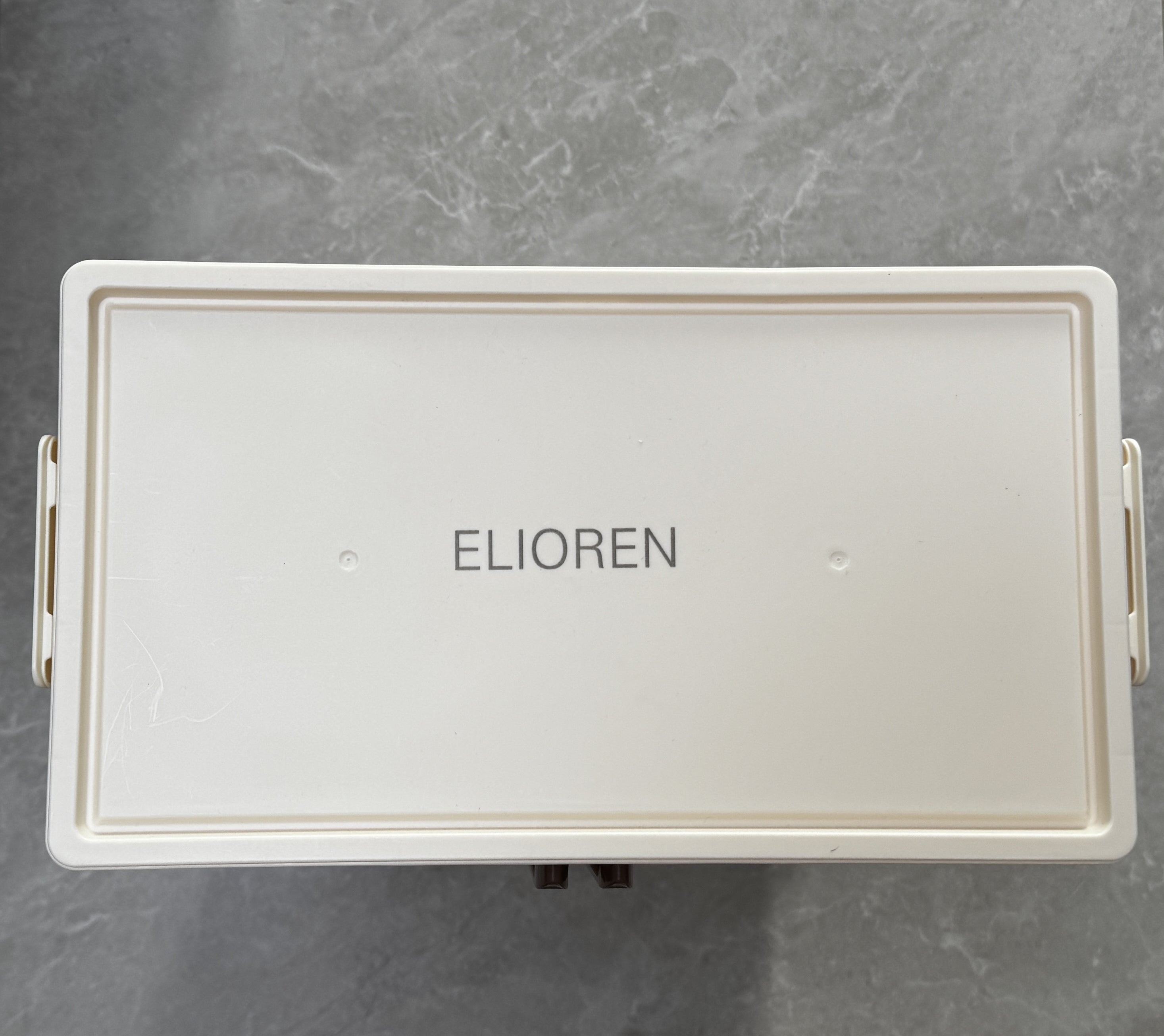 ELIOREN  cabinet 40cm wide&ivory white  3 layer storage cabinet Foldable storage cabinet