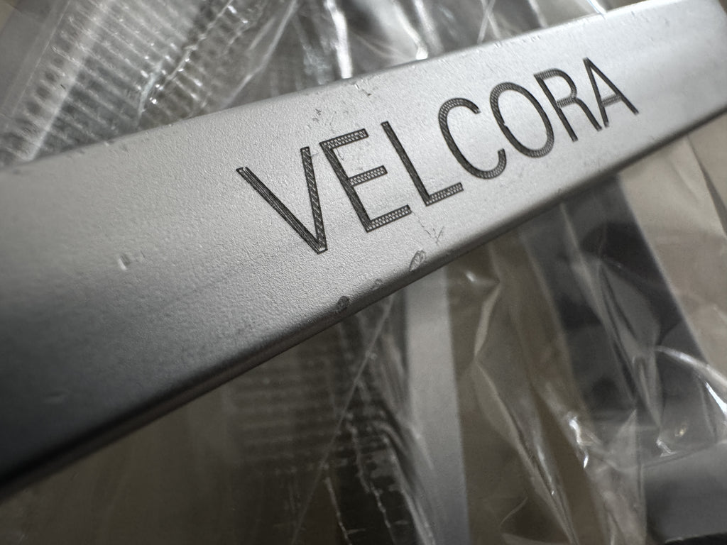 VELCORA   Metal pulls for Cabinet Simple bedside drawer wardrobe cabinet universal   aluminum alloy material  FOR 4-piece set(silvery)