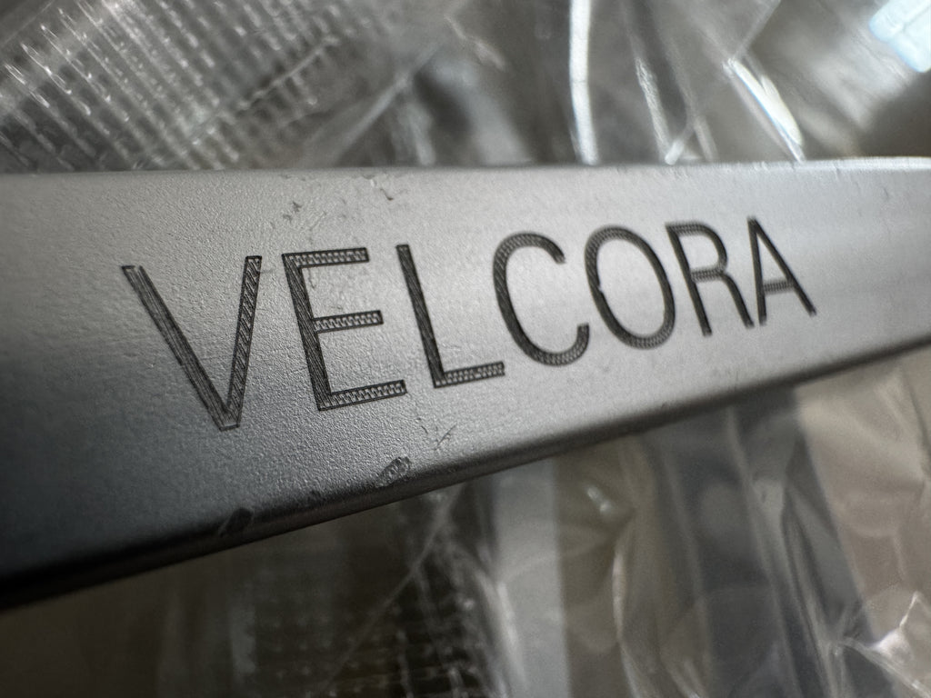 VELCORA   Metal pulls for Cabinet Simple bedside drawer wardrobe cabinet universal   aluminum alloy material  FOR 4-piece set(silvery)