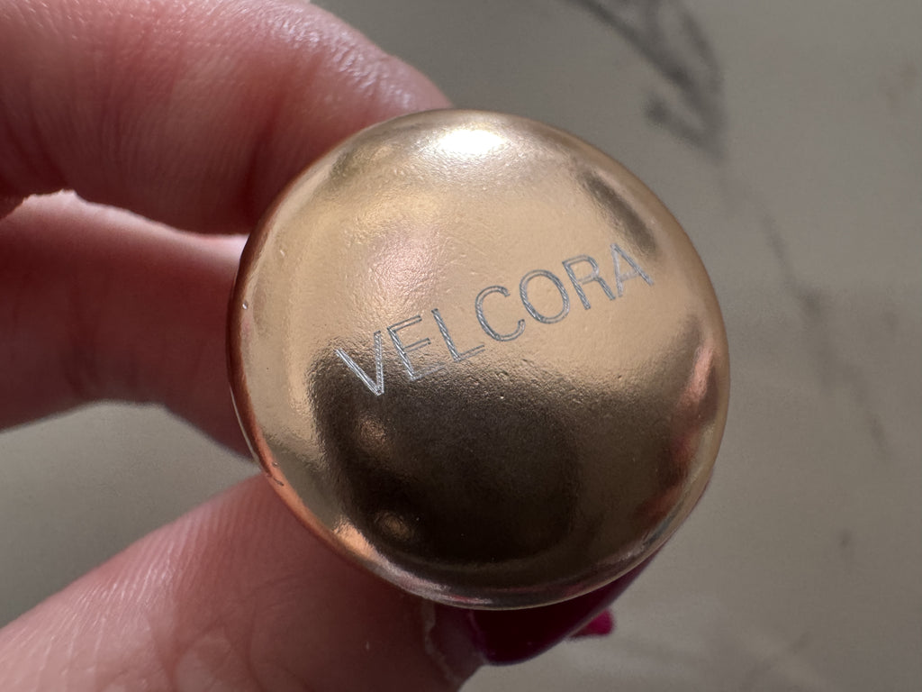 VELCORA   Metal knobs  Simple bedside drawer wardrobe cabinet universal  Round knob single hole  aluminum alloy material    FOR 5-piece set（GOLD）