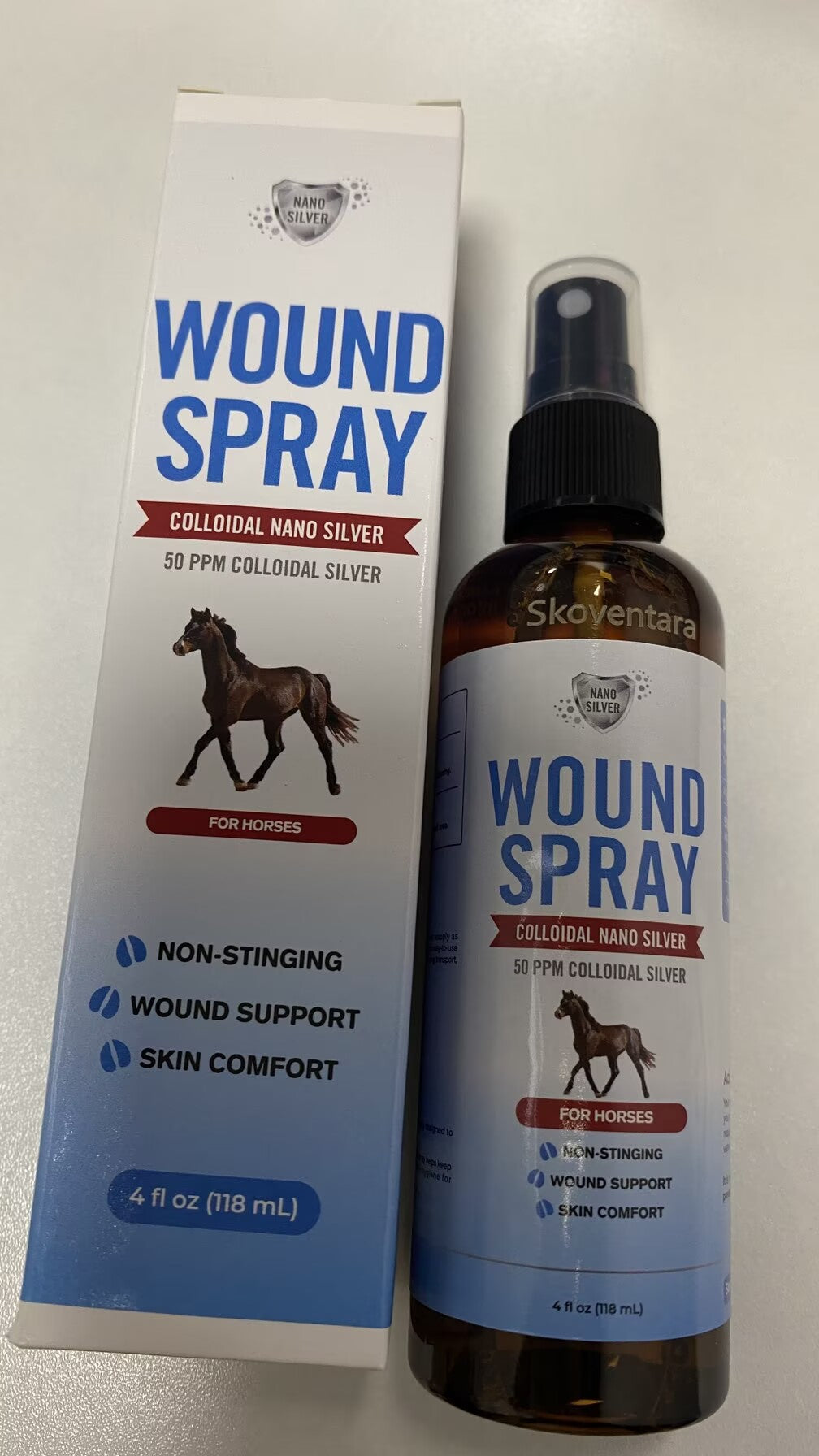 Skoventara Anti-inflammatory salves，Wound Spray for Chicken from Birds & Chicken Antibiotics Alternative to Help with Pecking Sores, Bumblefoot, Cuts – Poultry Spray with Silver – GMOs Free