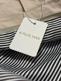 A PLUS MAX Tote bags，Canvas Tote Bag with an External Pocket, Reusable Grocery Shopping Bag, Top Zipper Closure, Daily Essentials