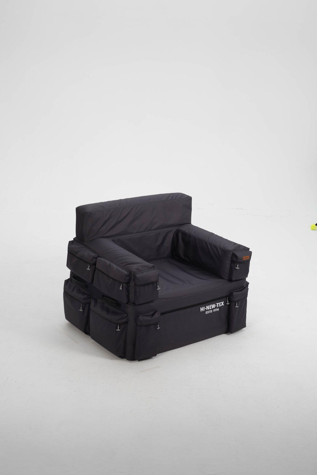 HI-NEW-TEX Inflatable furniture sofa black，Portable Blow Up Couch for Camping Outdoor Travel Home Guests Backyard Patio