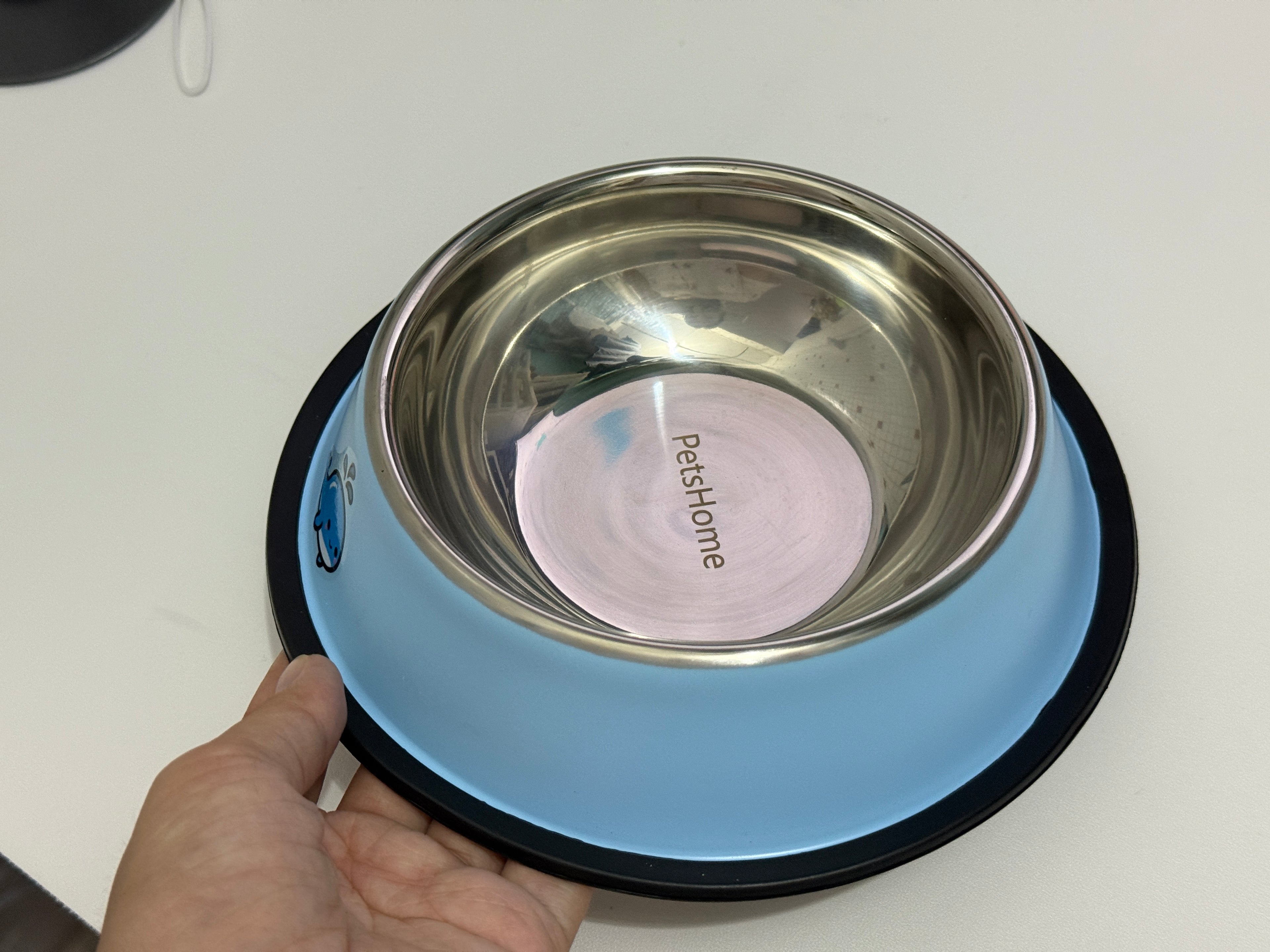 PetsHome Dog bowls，Stainless Steel Non-Skid Dog Water And Food Bowls, Dishwasher Safe, Rust Resistant