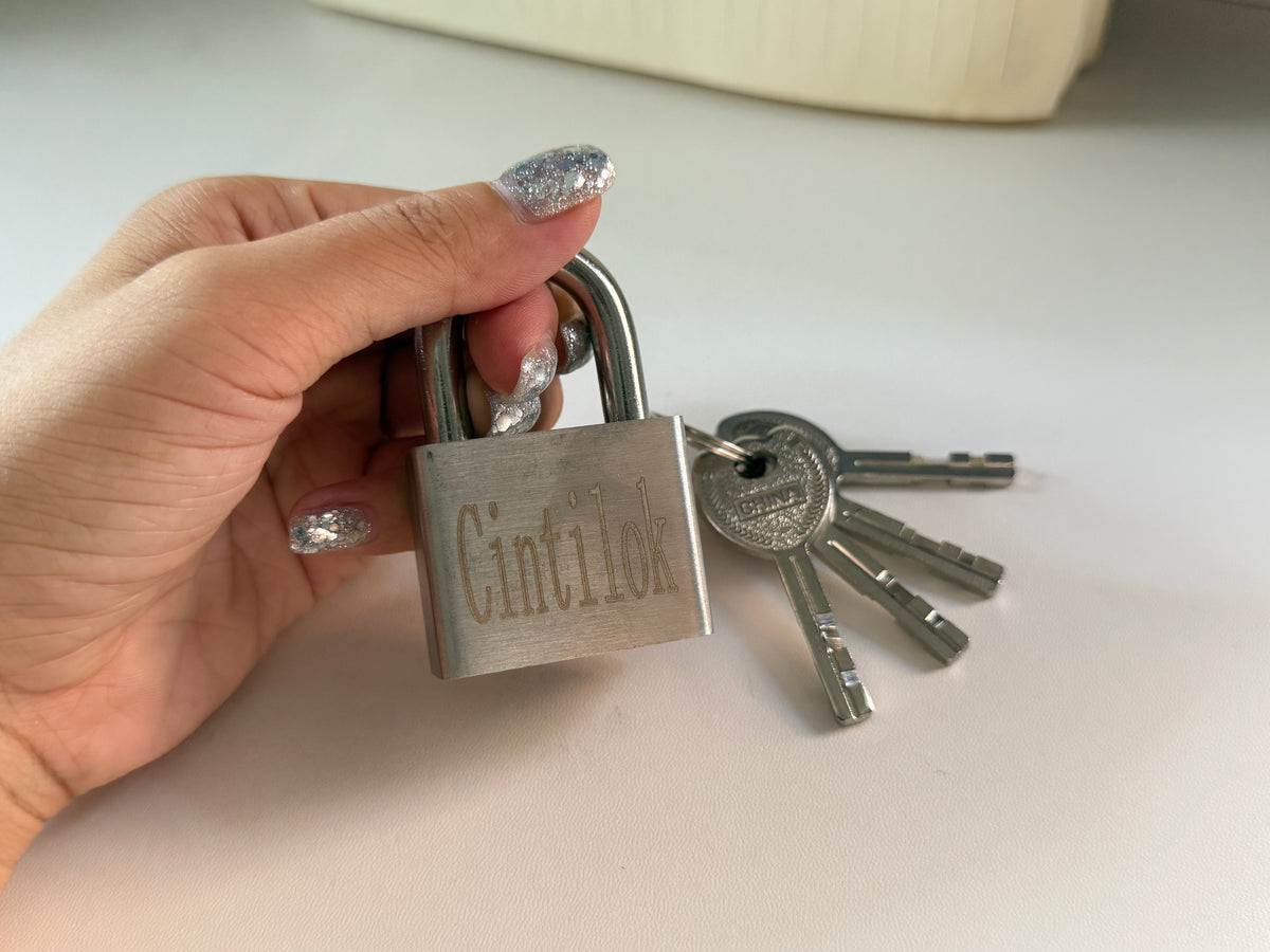 Cintilok Metal locks，40mm Heavy Duty Lock Warehouse Waterproof Keyed Padlock High Security Padlock with 4 Keys
