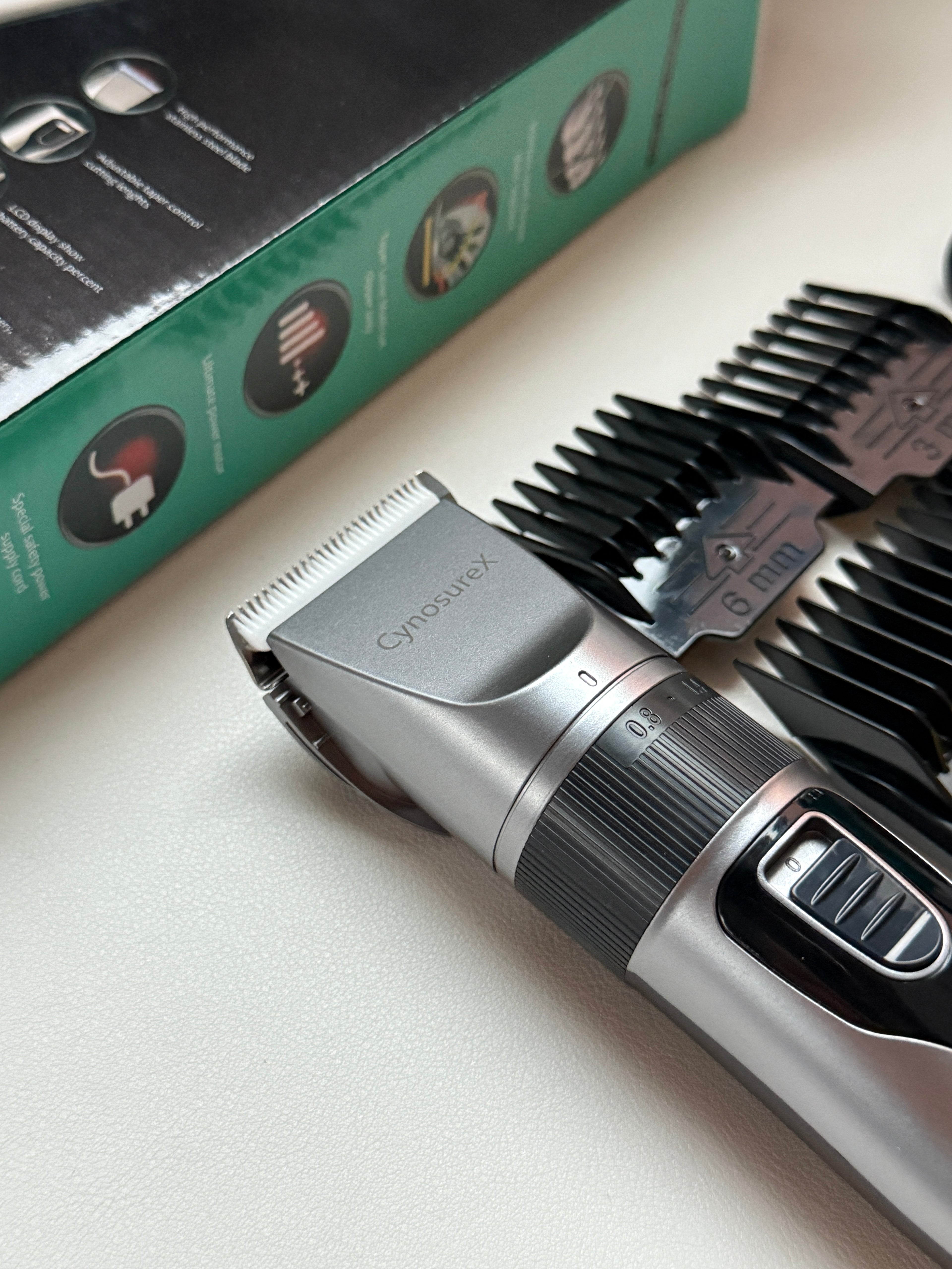 CynosureX Lithium Ion Pro Rechargeable Cordless Hair Clippers for Men, Woman, & Children with Smart Charge Technology for Convenient at Home Haircutting - Model