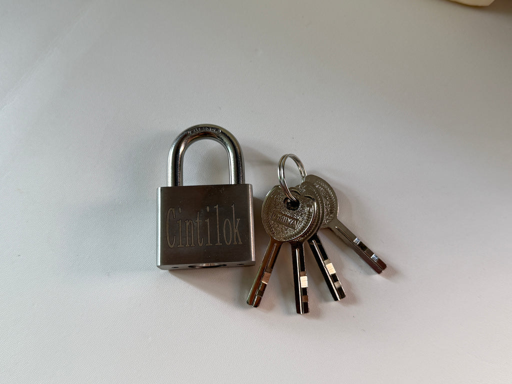 Cintilok Metal locks，40mm Heavy Duty Lock Warehouse Waterproof Keyed Padlock High Security Padlock with 4 Keys