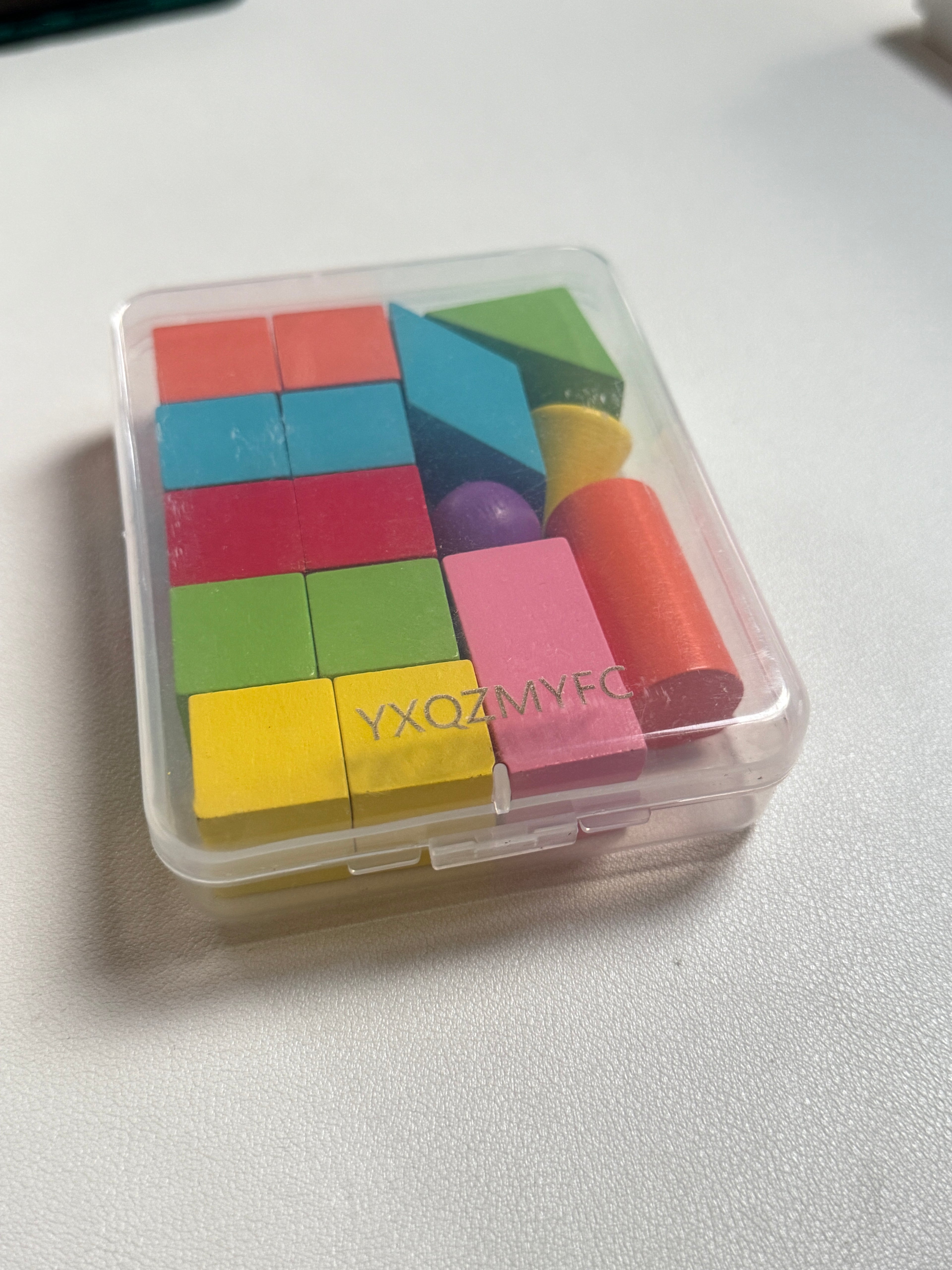 YXQZMYFC Toy building blocks，Large 3D Shapes for Teaching Math Manipulatives Geometric Solids Blocks Montessori Learning Blocks Solid for Preschool Elementary Home School Supplies