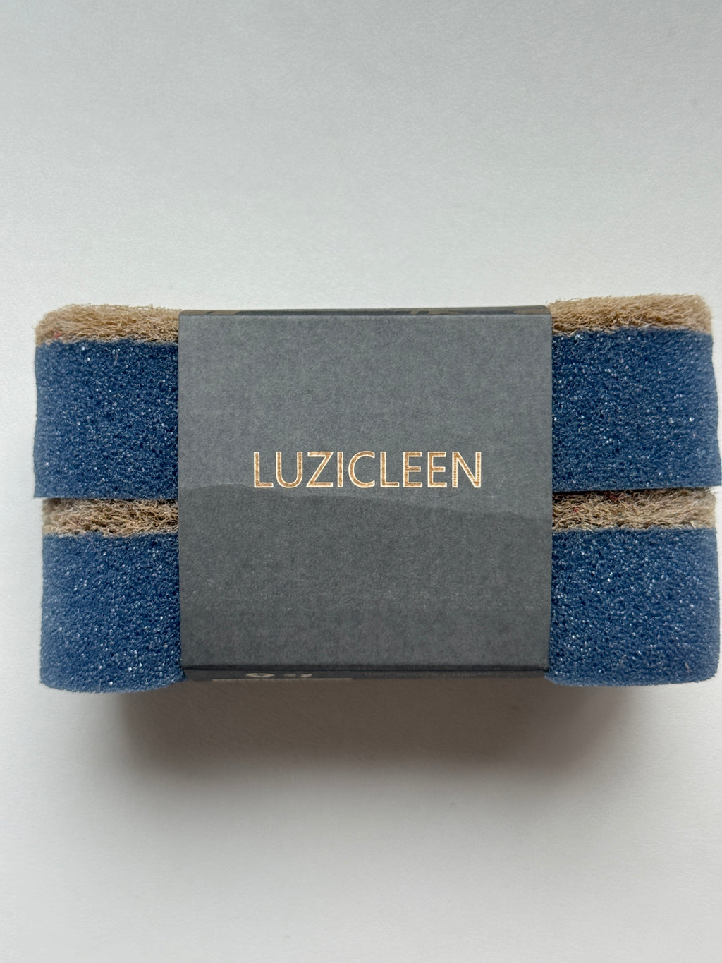 LUZICLEEN Kitchen sponges，Biodegradable Natural Kitchen Sponge - Compostable Cellulose and Coconut Walnut Scrubber Sponge - Eco Friendly Sustainable Sponges for Dishes